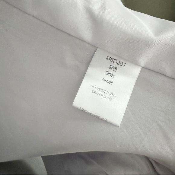 Double Breast Twill Textured Gray Blazer Work Business Office Jacket - Picture 7 of 7